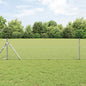 JUNG Vida Zaunpfosten Silber 10 x 0,4 m (40 x 40 mm Maschen) Stahl