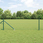 JUNG Vida Zaunpfosten Grün 10 x 0,8 m (60 x 60 mm Maschen) Stahl und PVC