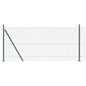 JUNG Vida Zaunpfosten Grün 10 x 1 m (40 x 40 mm Maschen) Stahl und PVC