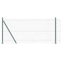 JUNG Vida Zaunpfosten Grün 10 x 0,8 m (60 x 60 mm Maschen) Stahl und PVC