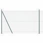 JUNG Vida Zaunpfosten Grün 10 x 1,4 m (60 x 60 mm Netz) Stahl und PVC
