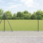 JUNG Vida Zaunpfosten Grau 25 x 1,2 m (60 x 60 mm Netz) Stahl und PVC