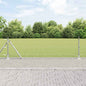 JUNG Vida Zaunpfosten Silber 25 x 0,4 m (60 x 60 mm Maschen) Stahl