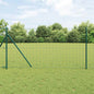 JUNG Vida Zaun mit Pfosten Grün 1,2 x 10 m Stahl