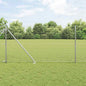 JUNG Vida Zaun mit Pfosten Silber 1,4 x 10 m Stahl