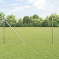 JUNG Vida Zaun mit Pfosten Silber 1,4 x 10 m Stahl