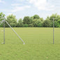 JUNG Vida Zaun mit Pfosten Silber 1,2 x 10 m Stahl