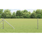 JUNG Vida Zaun mit Pfosten Silber 0,4 x 50 m Stahl