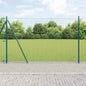 JUNG Vida Zaun mit Pfosten Grün 1,6 x 10 m Stahl und PVC