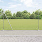 JUNG Vida Zaun mit Pfosten Silber 1,5 x 10 m Stahl