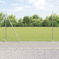 JUNG Vida Zaun mit Pfosten Silber 1,4 x 10 m Stahl