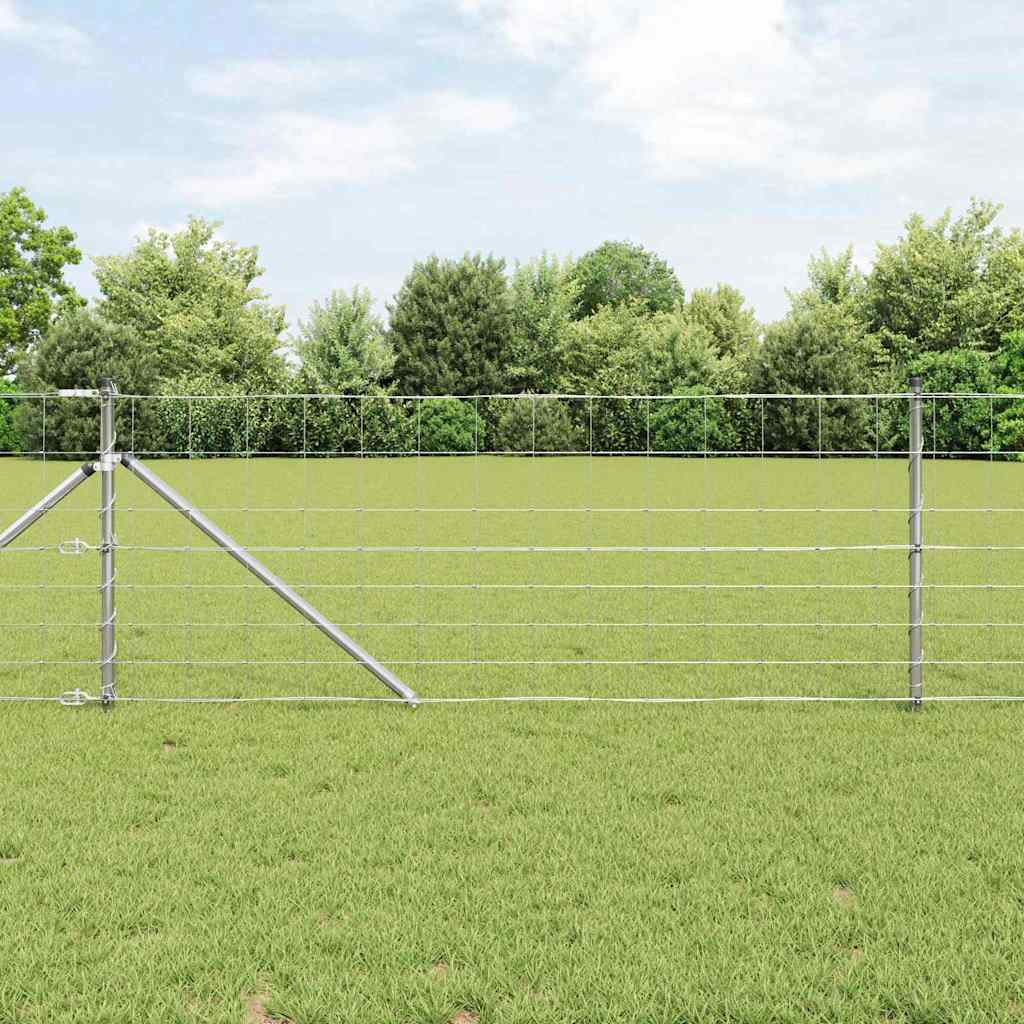 JUNG Vida Zaunpfosten Galvanisiert 50 x 0,8 m Stahl