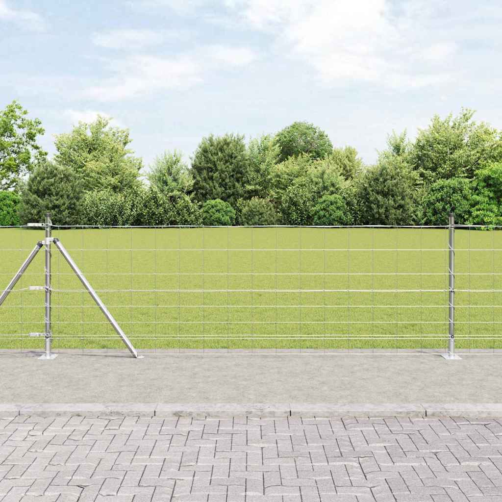 JUNG Vida Zaunpfosten Galvanisiert 50 x 0,8 m Stahl