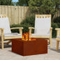 JUNG Vida Feuerstelle Braun 60 x 60 x 30 cm Wetterfeststahl