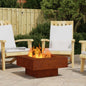 JUNG Vida Feuerstelle Braun 60 x 60 x 30 cm Wetterfeststahl