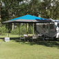 JUNG Vida Pavillon-Zelt Blau 395 x 395 x 251 cm Stoff