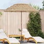 JUNG Vida Strandparasol Natur 255 x 255 x 255 cm Polyester und Stahl