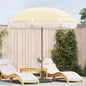 JUNG Vida Strandparasol Gelb und Weiß 205 x 205 x 210 cm