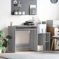 JUNG Vida Schreibtisch Graues Sonoma 120,5 x 44 x 88,5 cm Holzwerkstoff
