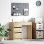 JUNG Vida Schreibtisch Sonoma-Eiche 90 x 37,5 x 75 cm Holzwerkstoff
