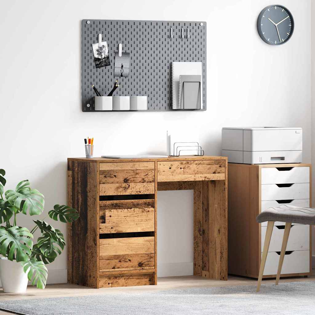 JUNG Vida Schreibtisch Altholz 90 x 37,5 x 75 cm Holzwerkstoff