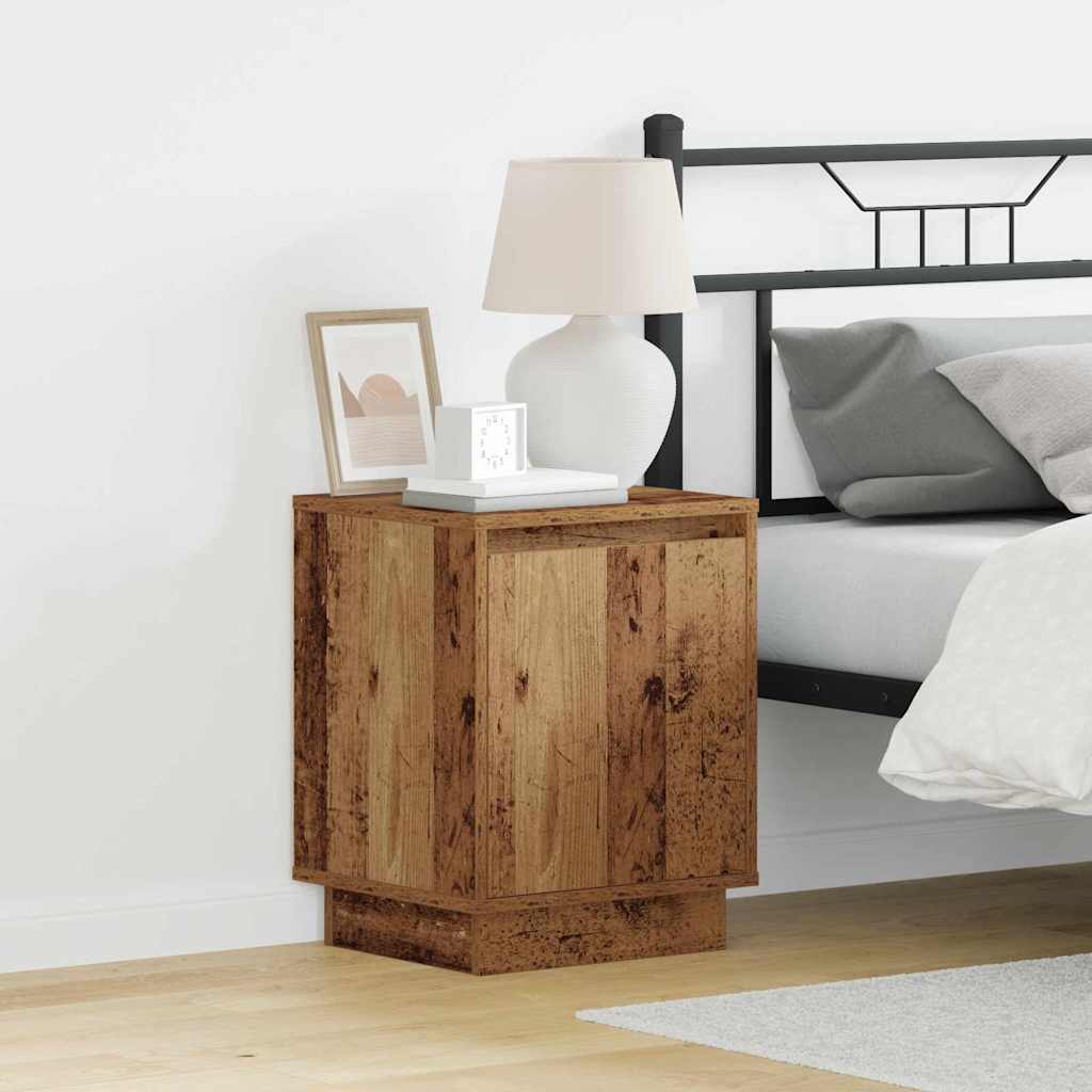 JUNG Vida Nachttisch 2 pcs Altholz 39 x 34,5 x 50 cm Holzwerkstoff