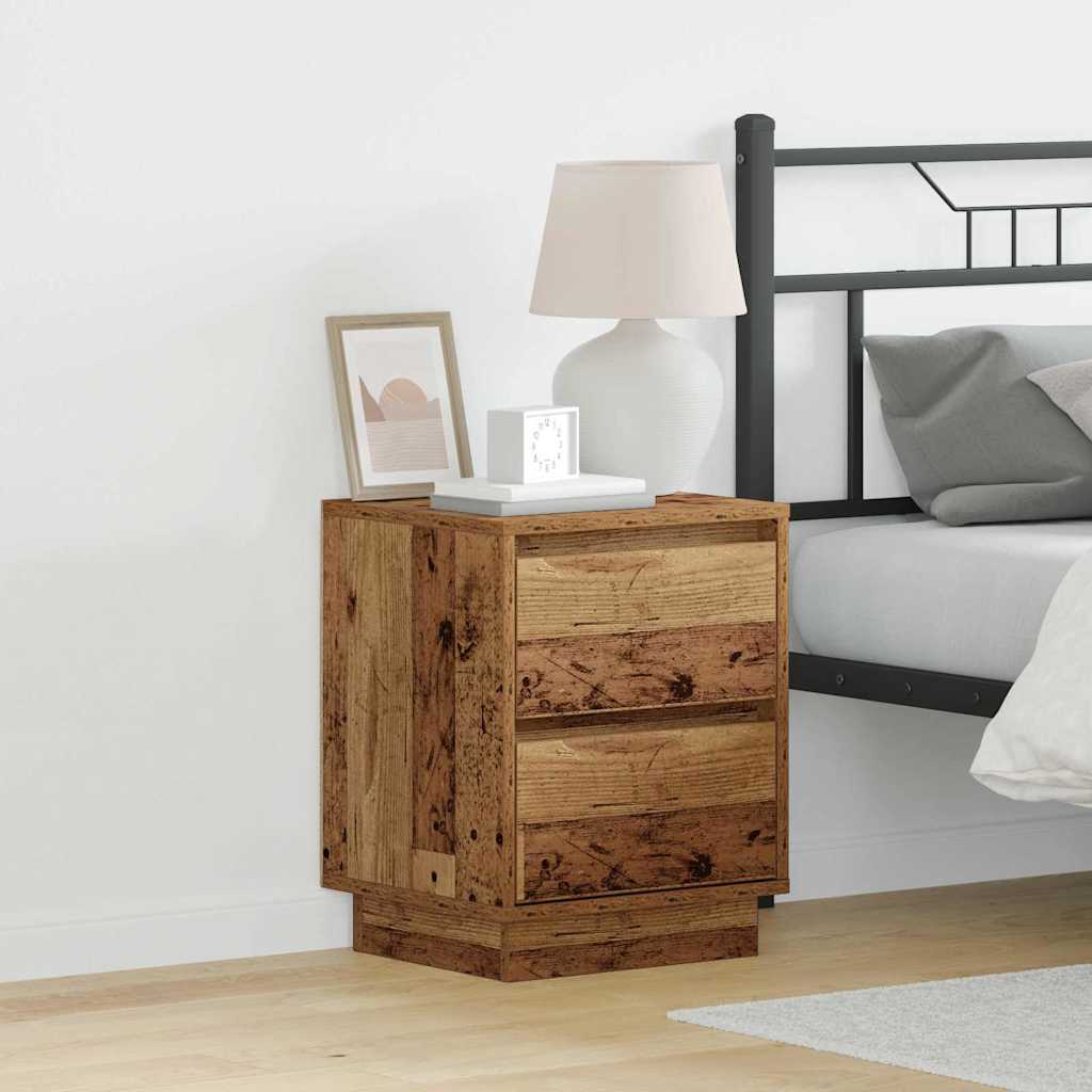 JUNG Vida Nachttisch Altholz 39 x 34,5 x 50 cm Holzwerkstoff