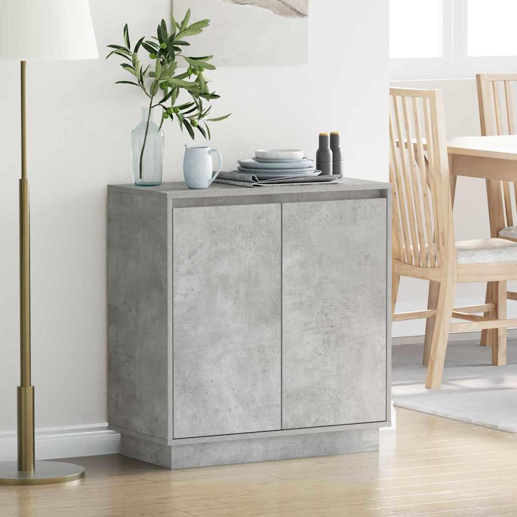 JUNG Vida LED-Sideboard Beton Grau 71 x 34,5 x 75 cm Holzwerkstoff