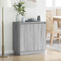 JUNG Vida LED-Sideboard Graues Sonoma 71 x 34,5 x 75 cm Holzwerkstoff