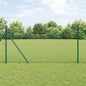 JUNG Vida Zaunpfosten Grün 10 x 1,2 m (13 mm Maschen) Stahl und PVC