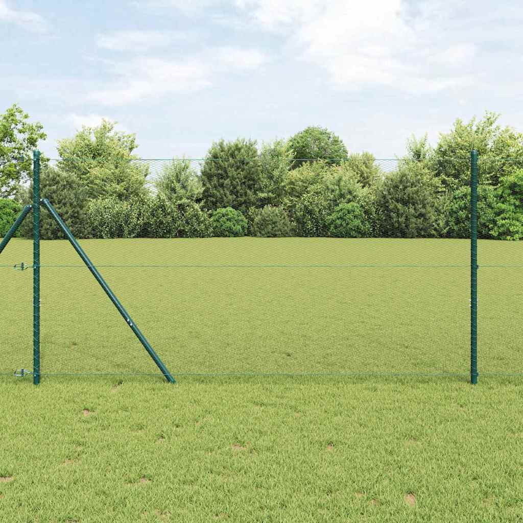 JUNG Vida Zaunpfosten Grün 100 x 1,2 m (13 mm Maschenabstand)