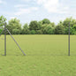 JUNG Vida Zaunpfosten Grau 25 x 1,4 m (50 mm Mesh) Stahl und PVC