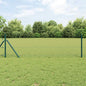 JUNG Vida Zaunpfosten Grau 50 x 0,6 m (13 mm Maschenweite) Stahl und PVC