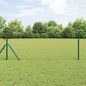 JUNG Vida Zaunpfosten Grau 50 x 0,6 m (50 mm Gewebe) Stahl und PVC
