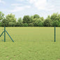 JUNG Vida Zaunpfosten Grau 100 x 0,4 m (25 mm Netz) Stahl und PVC