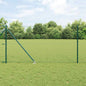JUNG Vida Zaunpfosten Grün 10 x 1,4 m (36 mm Maschenweite) Stahl und PVC