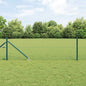 JUNG Vida Zaunpfosten Grün 50 x 0,8 m (13 mm Maschenweite) Stahl und PVC
