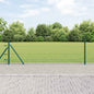 JUNG Vida Zaunpfosten Grün 10 x 0,5 m (13 mm Netz) Stahl und PVC