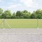 JUNG Vida Zaunpfosten Silber 10 x 0,6 m (36 mm Netz) Stahl