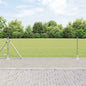 JUNG Vida Zaunpfosten Silber 10 x 0,6 m (50 mm Maschen) Stahl