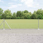 JUNG Vida Zaunpfosten Silber 25 x 0,4 m (13 mm Maschen) Stahl