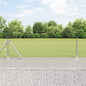 JUNG Vida Zaunpfosten Silber 100 x 0,5 m (25 mm Netz) Stahl