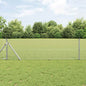 JUNG Vida Zaunpfosten Silber 10 x 0,6 m (19 x 19 mm Netz) Stahl