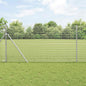 JUNG Vida Zaunpfosten Silber 25 x 1 m (16 x 16 mm Netz) Stahl