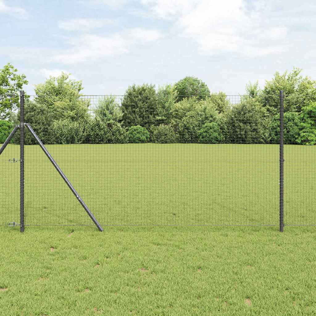 JUNG Vida Zaunpfosten Grau 25 x 1 m (25 x 25 mm Masche) Stahl