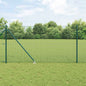 JUNG Vida Zaunpfosten Grün 25 x 1,2 m (16 x 16 mm Maschen) Stahl und PVC