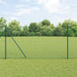 JUNG Vida Zaunpfosten Grün 50 x 1,4 m (Masche 19 x 19 mm) Stahl und PVC