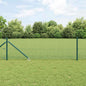 JUNG Vida Zaunpfosten Grün 100 x 0,4 m (12 x 12 mm Netz) Stahl und PVC