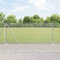 JUNG Vida Zaunpfosten Silber 25 x 0,8 m (12 x 12 mm Mesh) Stahl
