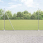 JUNG Vida Zaunpfosten Silber 50 x 1,4 m (Masche 19 x 19 mm) Stahl